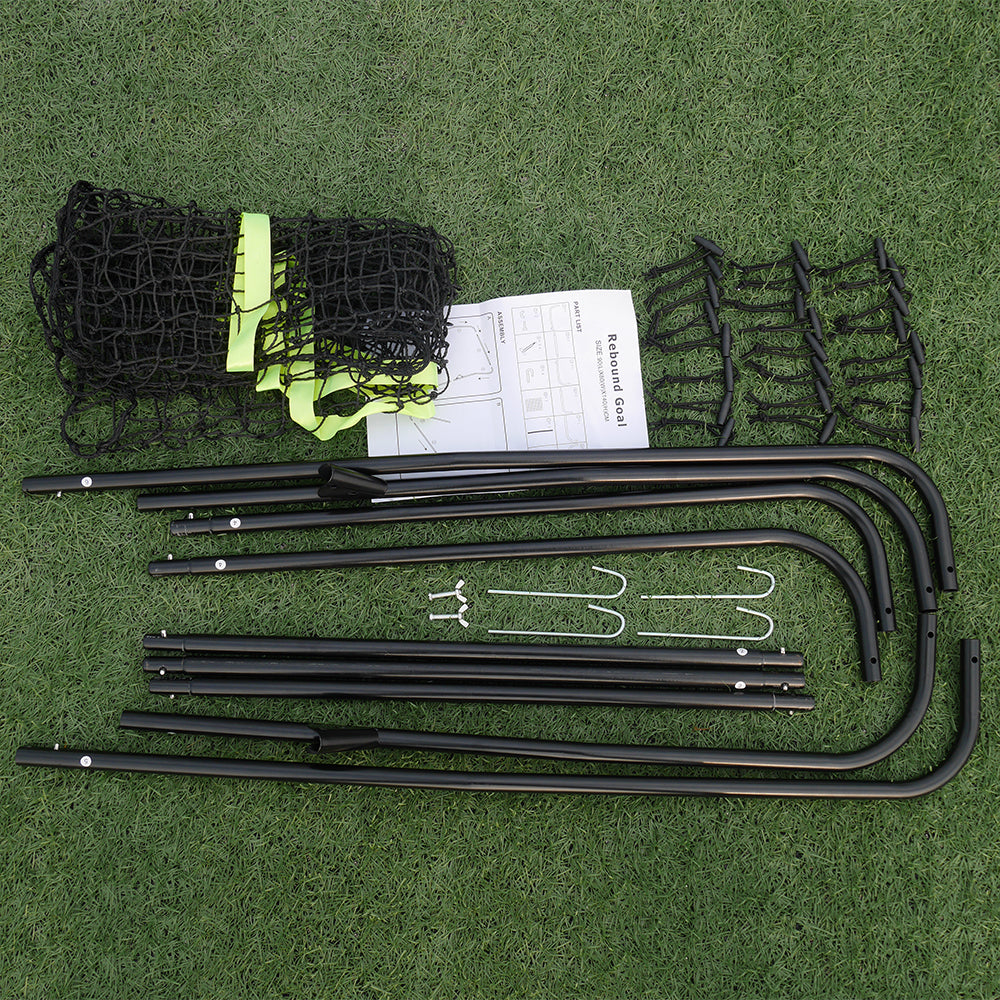 Steel Pipe Rebound Soccer Football But Noir