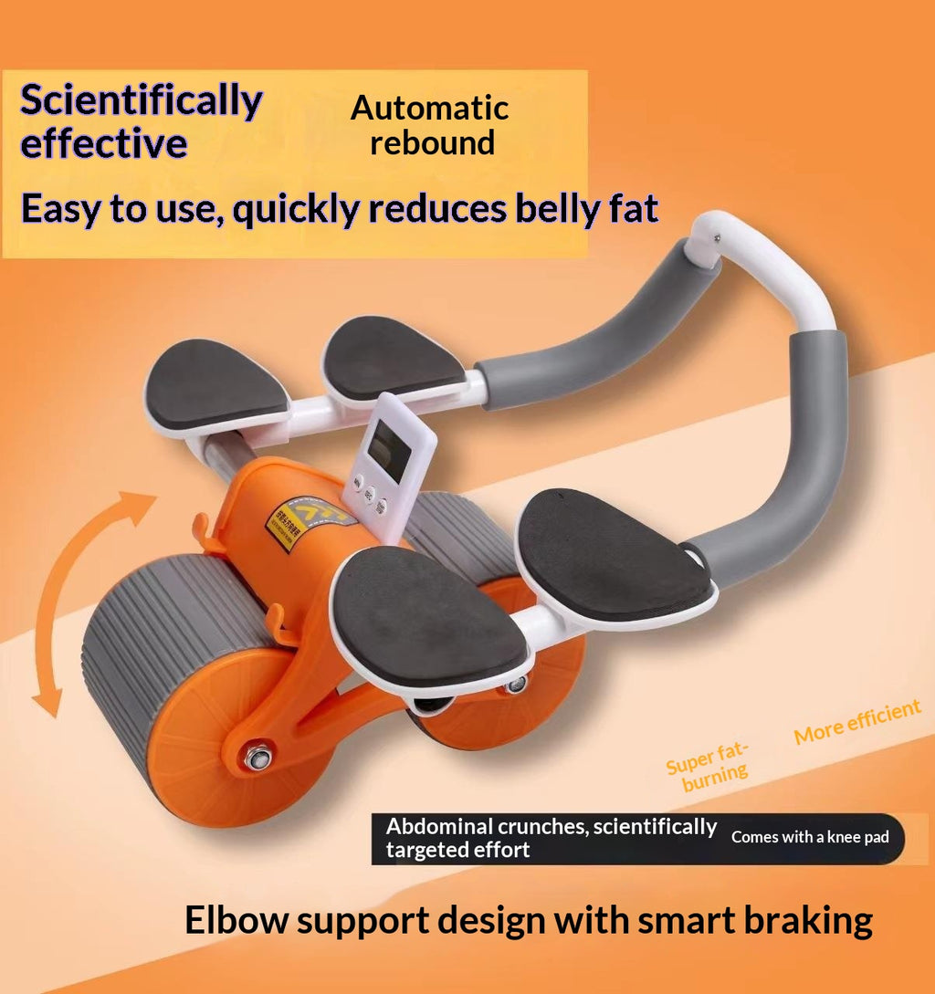 Roue abdominale Automatique Rebound Belly Contracting and Abdominal Rolling Exercice Abdomin
