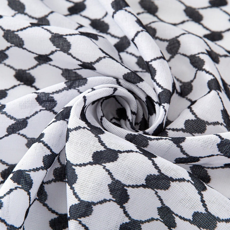 Les hommes Keffiyeh Jacquard Warp Knitting