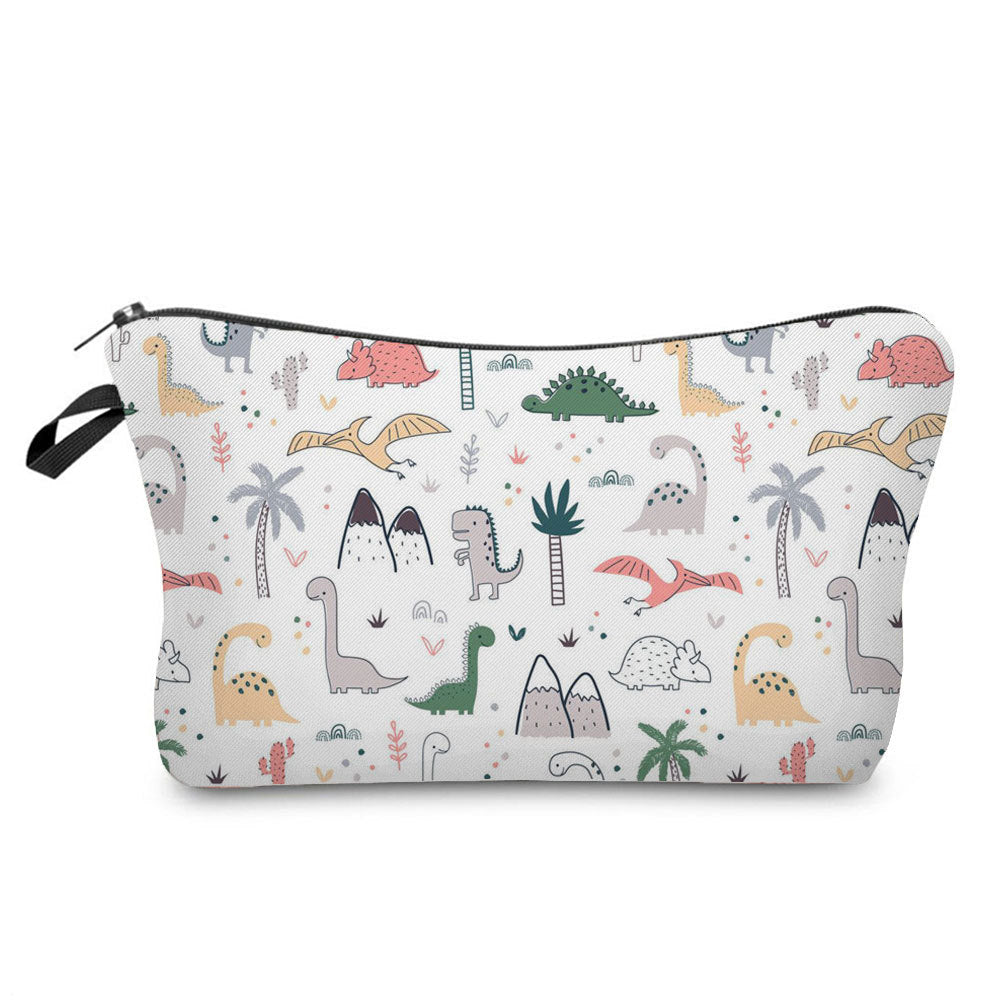 Cartoon Dinosaur Imprimer Sac de maquillage