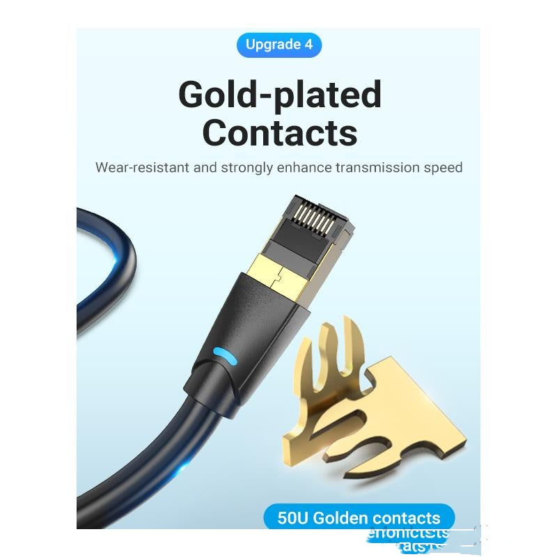 Câble Ethernet Vention RJ45 Cat8 Lan SFTP 40Gbps 2000M