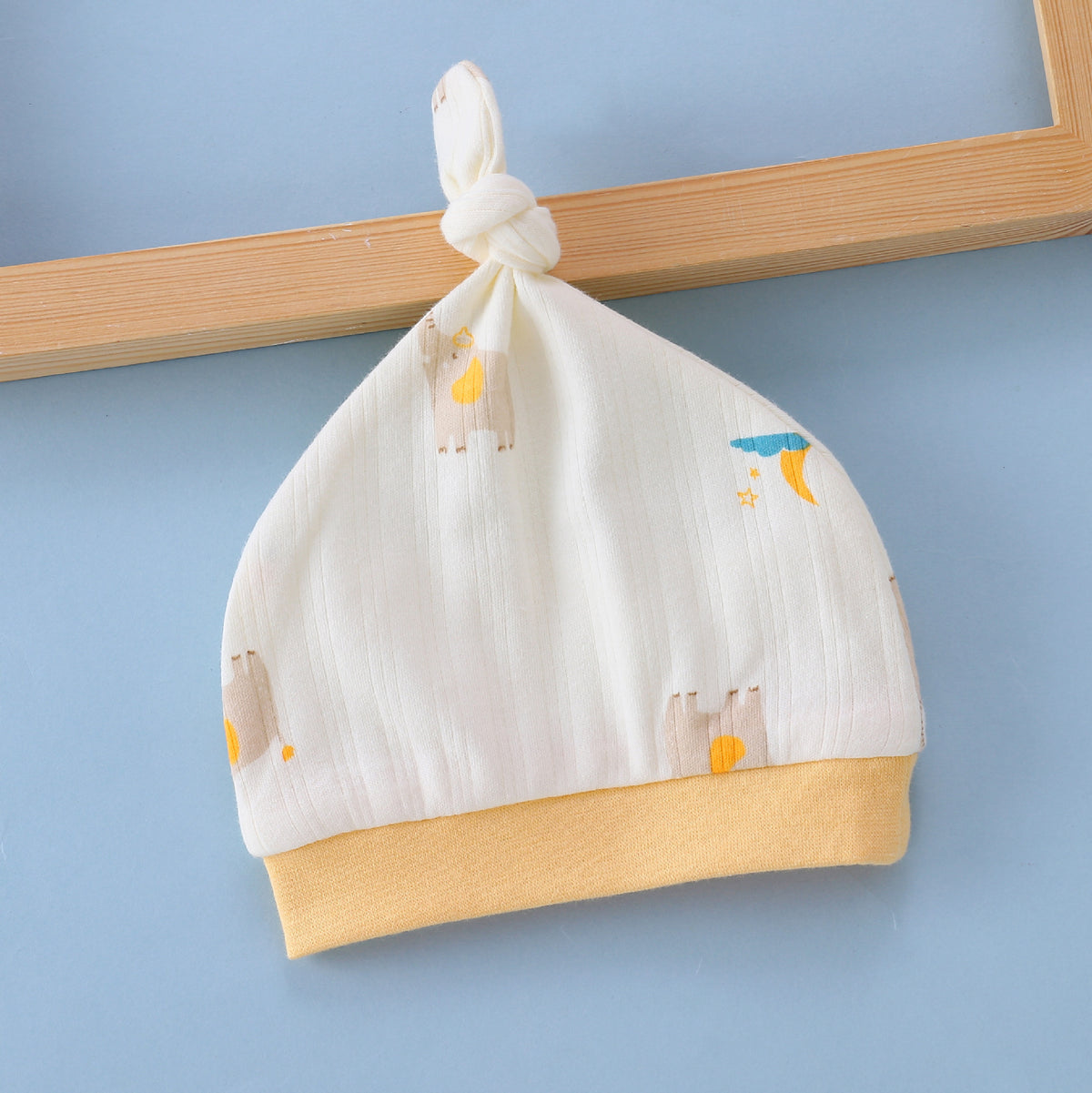 Chapeau chaud pour bébé en coton doux sans os