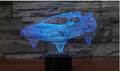 Petite lumière de nuit enfants chambre décoration enfants salle d'étude lumières 3d Sci-fi voiture