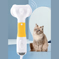 Sèche-cheveux pour animaux de compagnie avec brosse slicker faible bruit 600W 3 température réglable 3 en 1