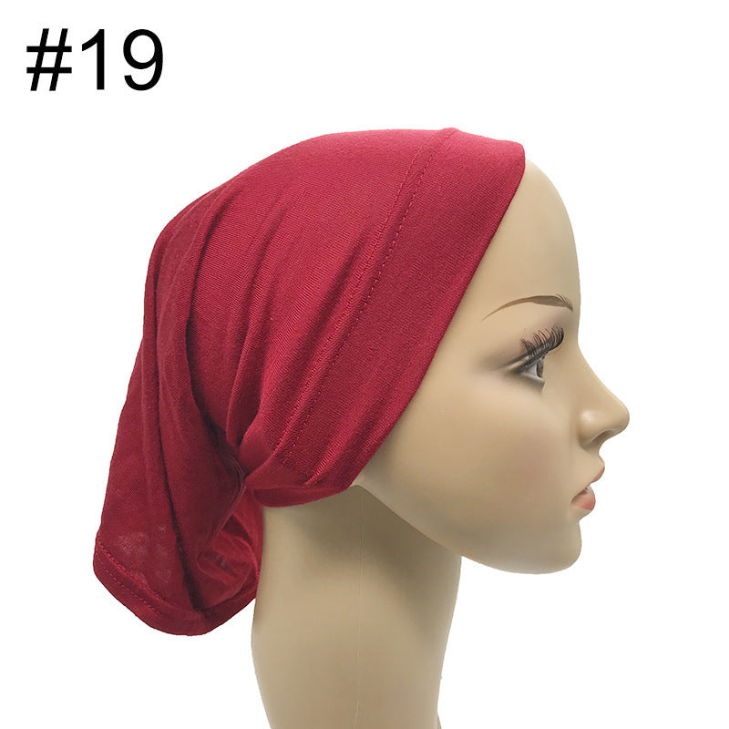 Chapeau tubulaire modulaire de base en couleur unie