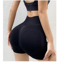 Short de yoga Honey Hip High-waist Séchage rapide Seamless Waist Slimming et Hip Lifting Thre