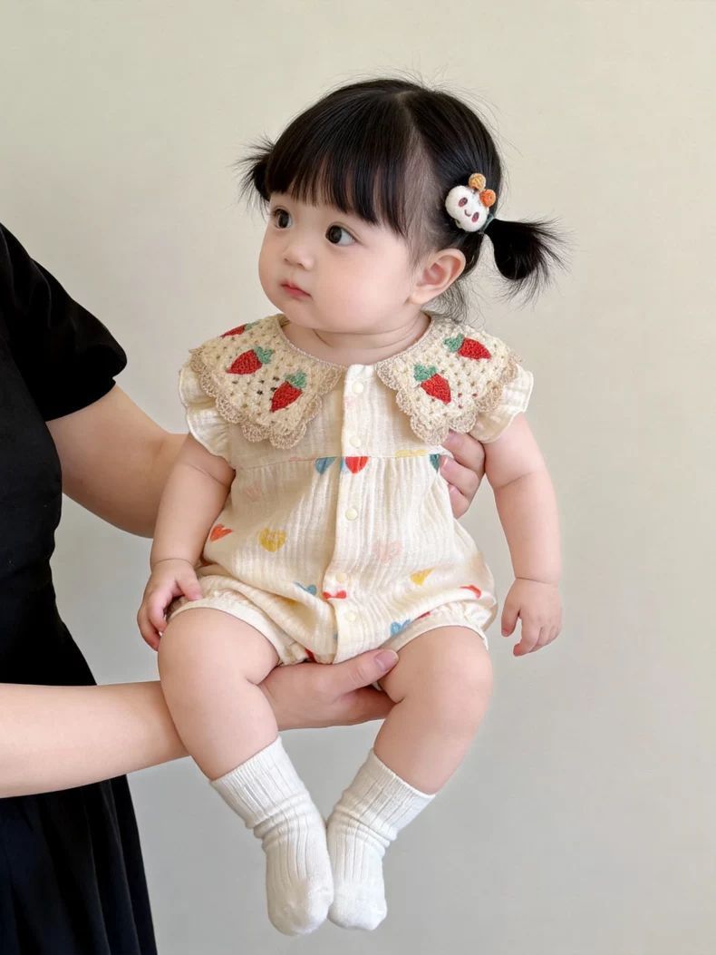 Été coton respirant bébé Onesie