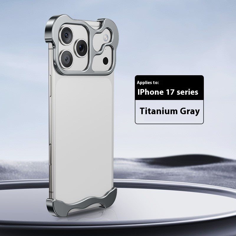 Cas de téléphone sans cadre métallique Matte