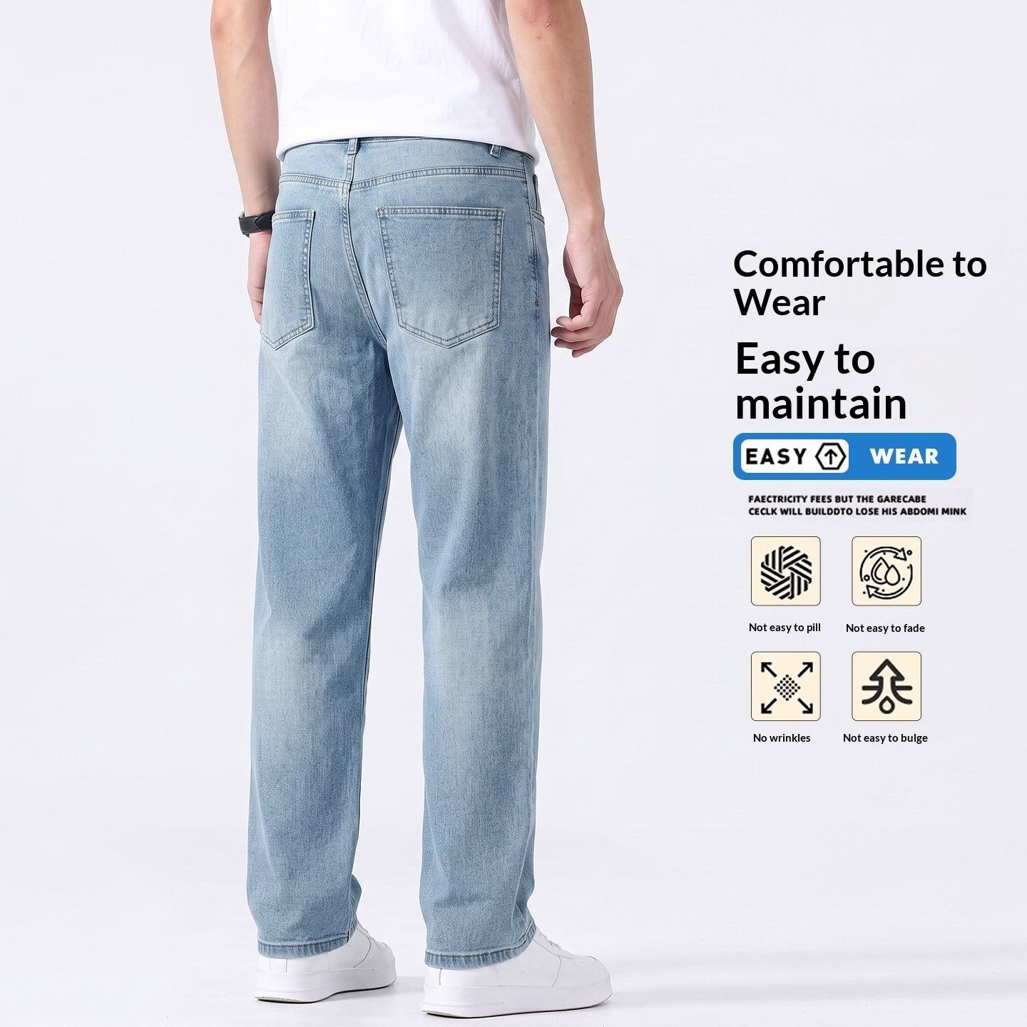 AutomneHiver Tencel Jeans pour les hommes