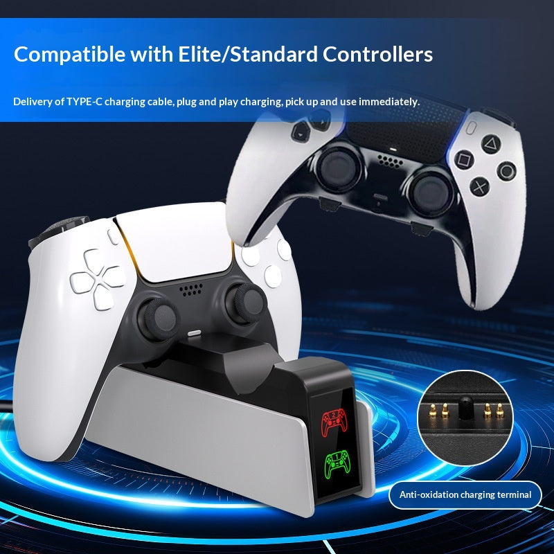 Dual gaming controller charge dock