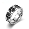 Mens bague en acier inoxydable personnalisée