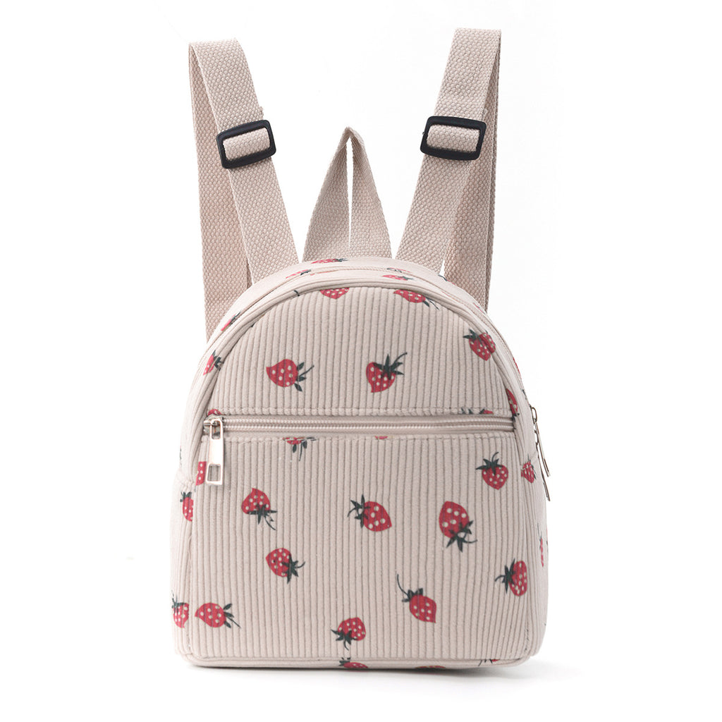 Sac à dos Mini Couleur Clair Multi Couleur Sac à dos Mode Corduroy Sac à dos Simple Casual Hommes
