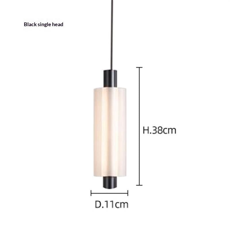 Lampe pendentif côté lit acrylique postmoderne