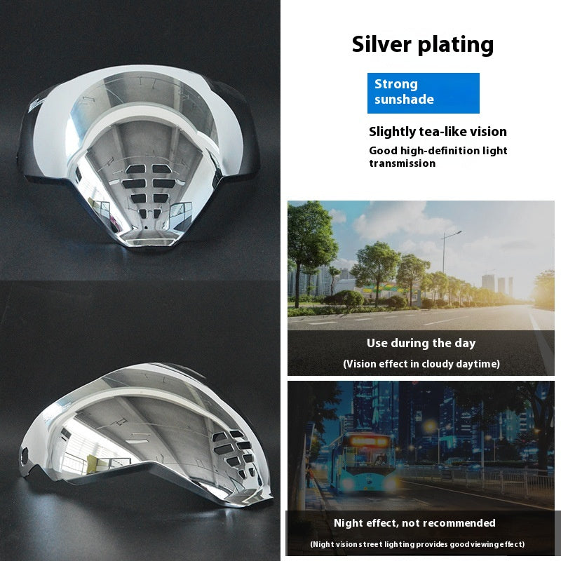 Convient pour Icon Ghost Casque Airflite moto pièces Jour et nuit Universal El