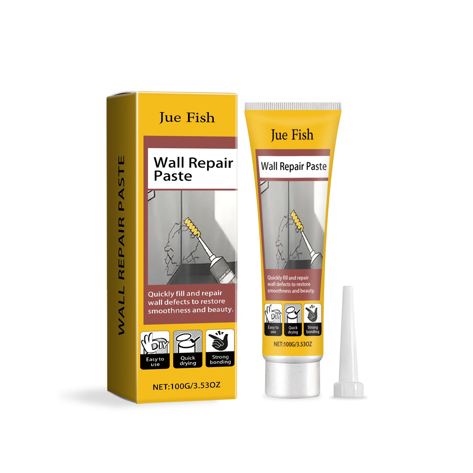 Pâte de réparation de fissures murales 1 0 0g1box