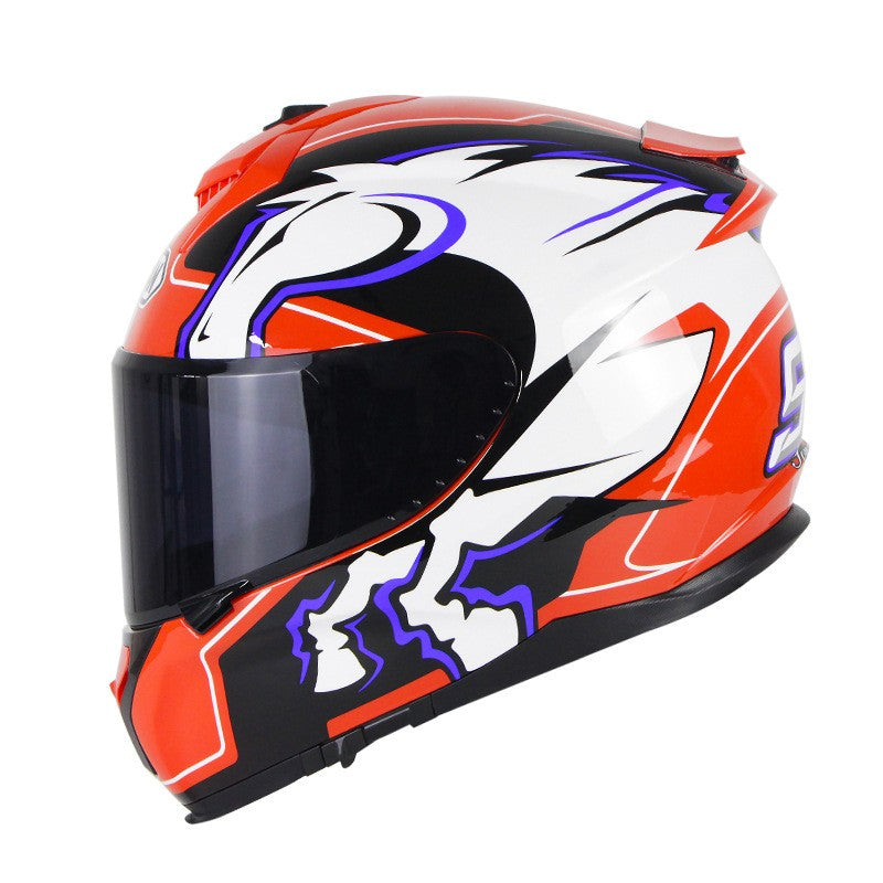Casque de moto Full Face Riding Double Lens Casque de moto Full Cover