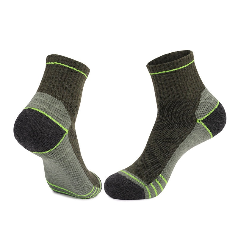 Chaussettes en laine respirantes antidérapantes pour homme résistant à l'usure