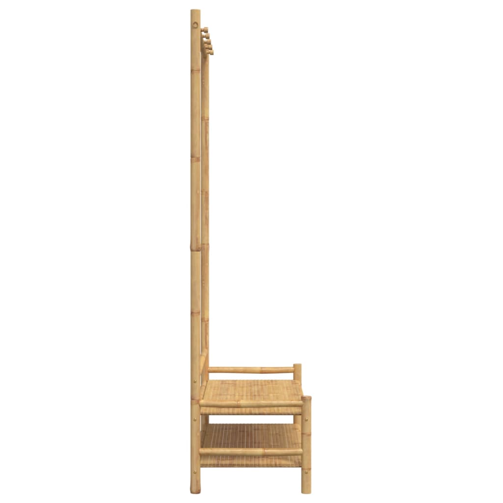 Sac de vêtements avec étagères 103x40x183 cm Bamboo