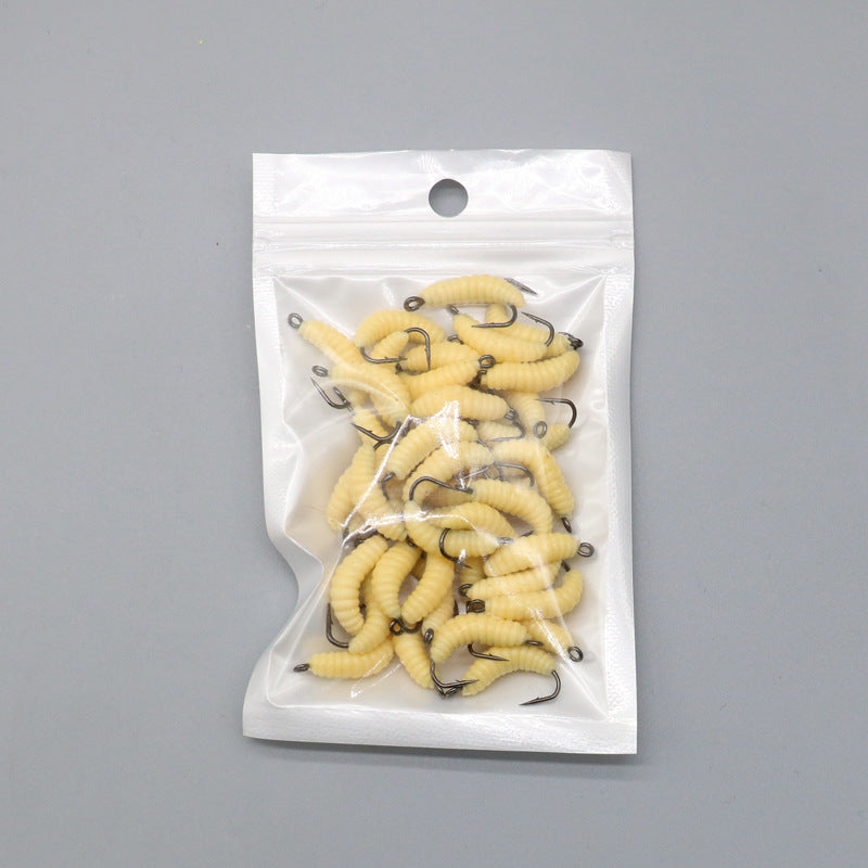 Maggots bioniques avec crochet doux Lure