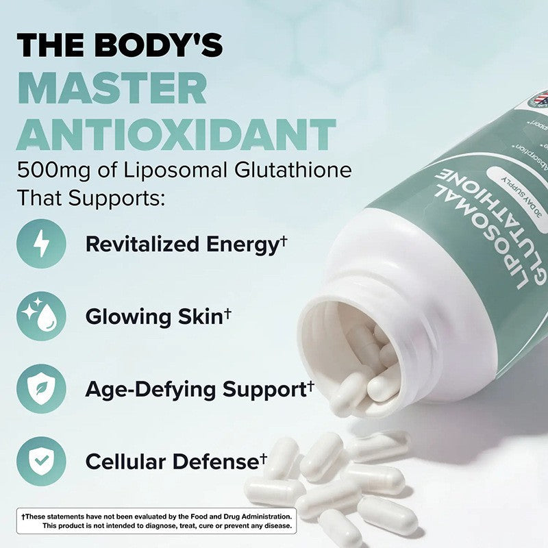 Glutathione Capsule Dietary Supplement 60-Count