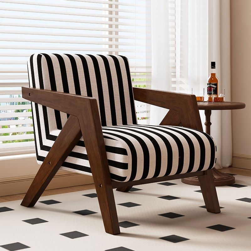 Chaise Canapé simple en bois massif avec dossier