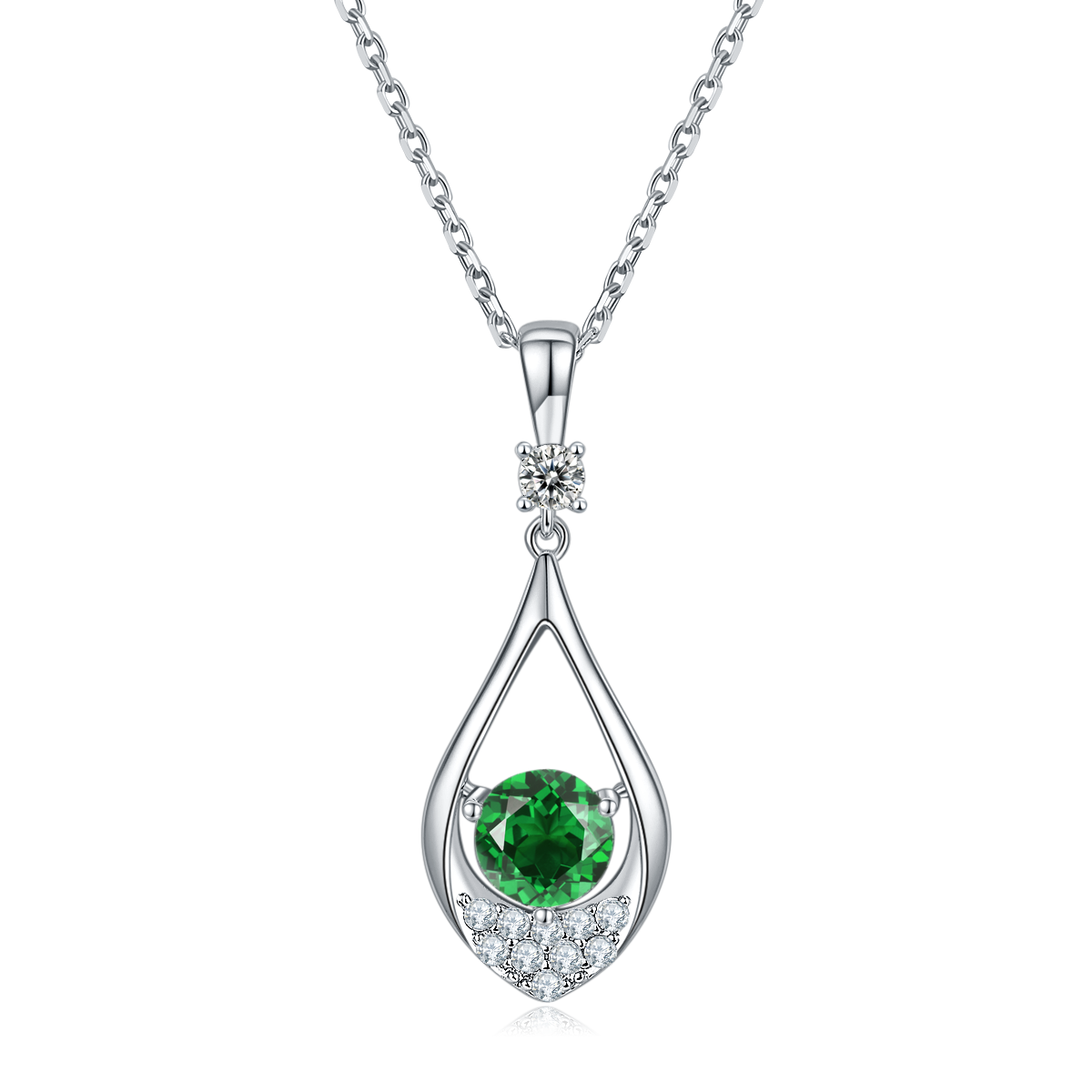 S925 Collier en acier inoxydable