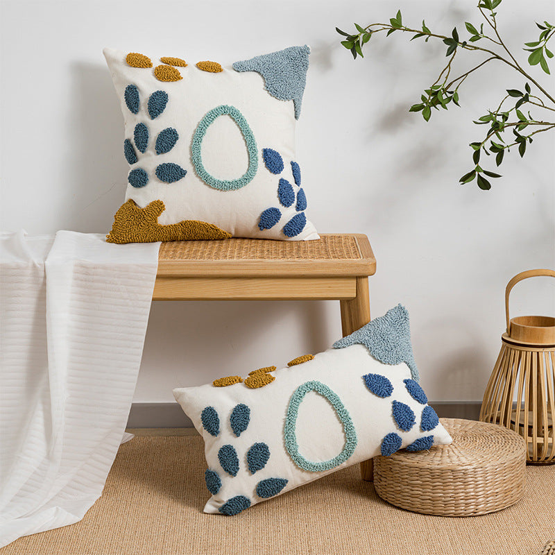 Broderie Creative Waterdrop Coussin Cover Pour Salon Canapé Oreiller