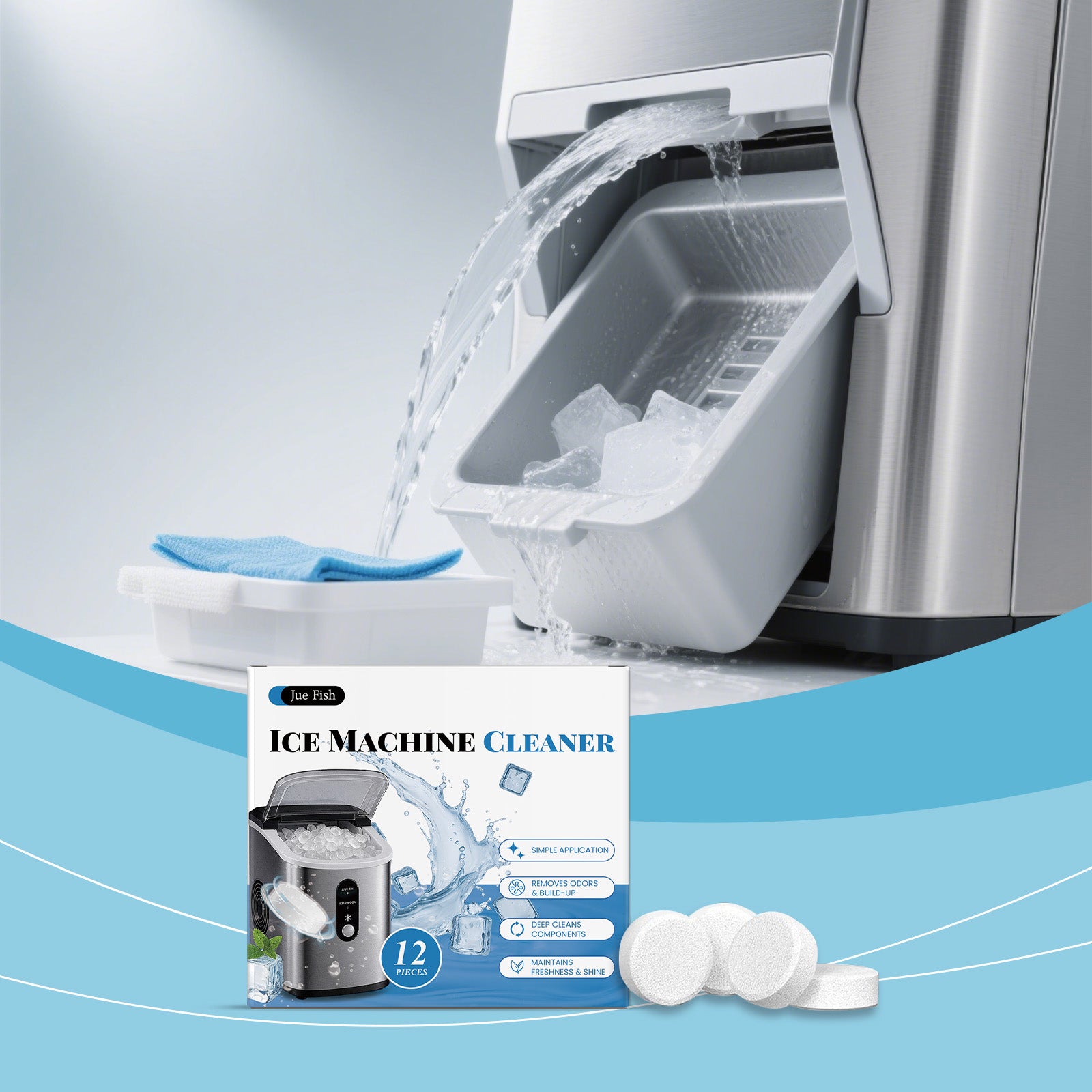 Machine à glace feuille de décapage 12pcs1box
