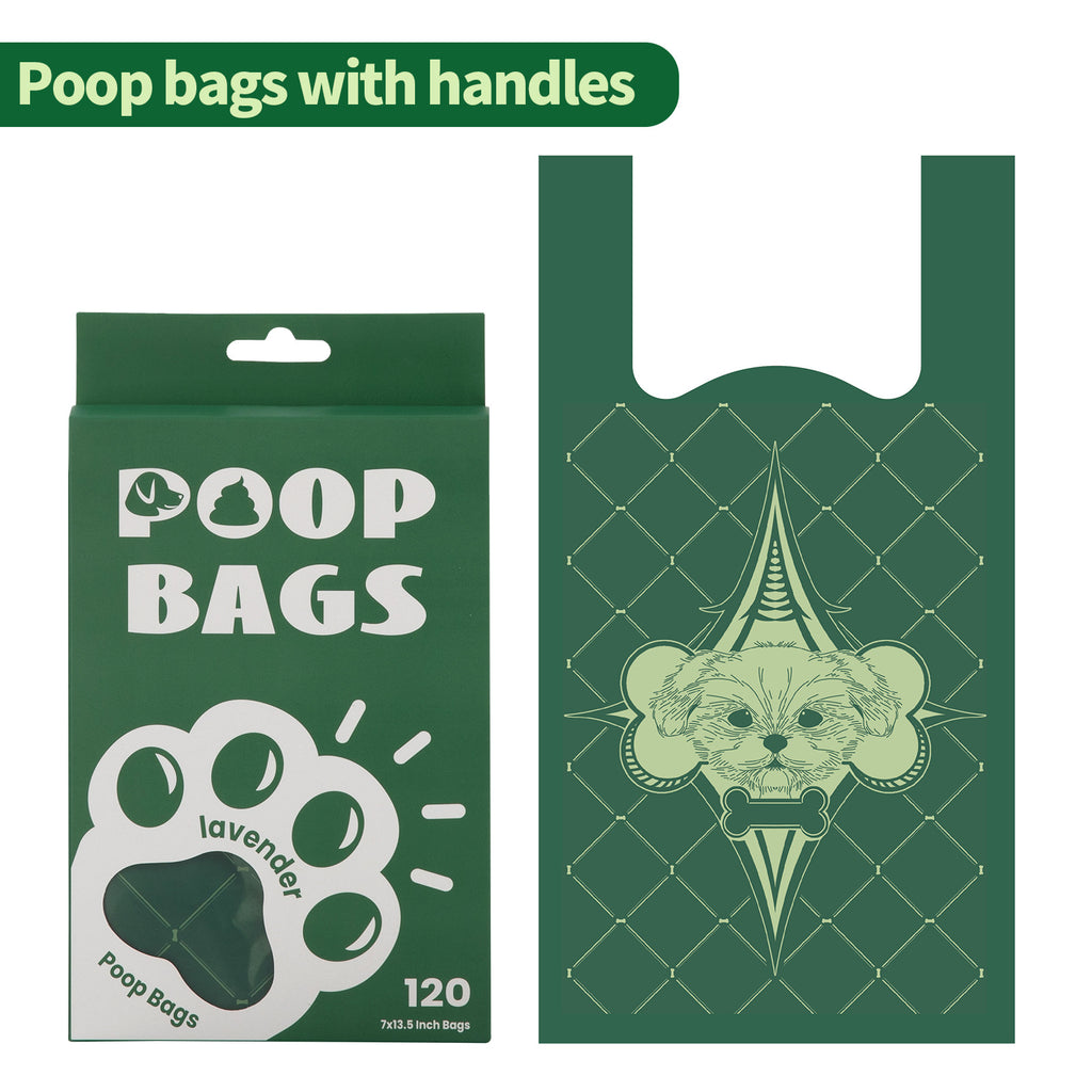 Poignée sac de déchets de chien EPI Vest Poop Sacs de ramassage Degradable Cat Litter Bag