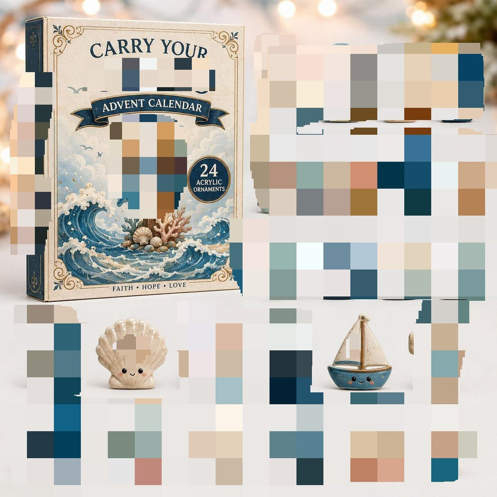 Série de caractères Calendrier de l'avent Boîte aveugle