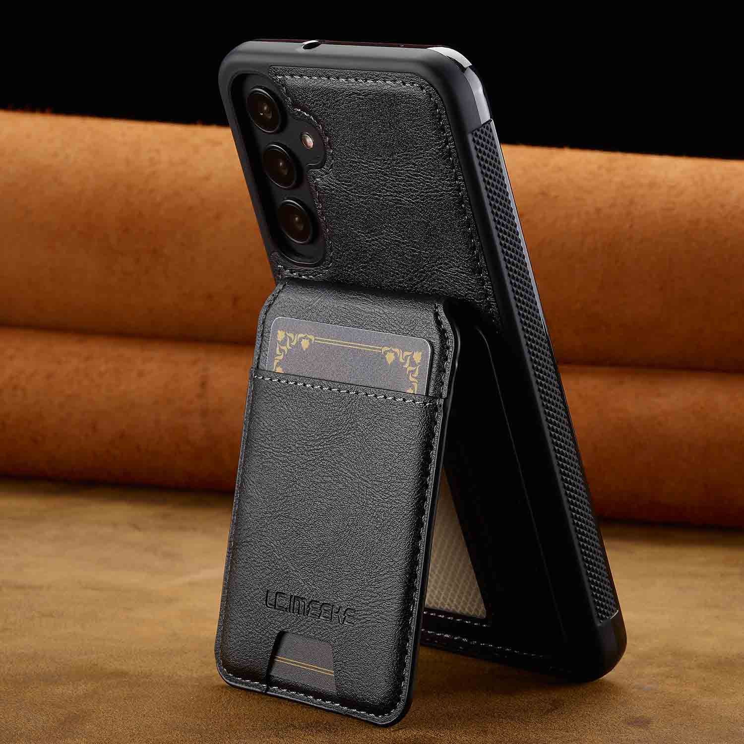 Housse de téléphone pour porte-cartes magnétiques pour couverture de protection anti-scan A55 pour A16