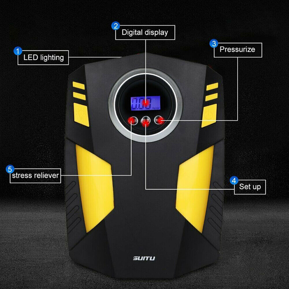 Portable Digital Display Car Tire Inflator