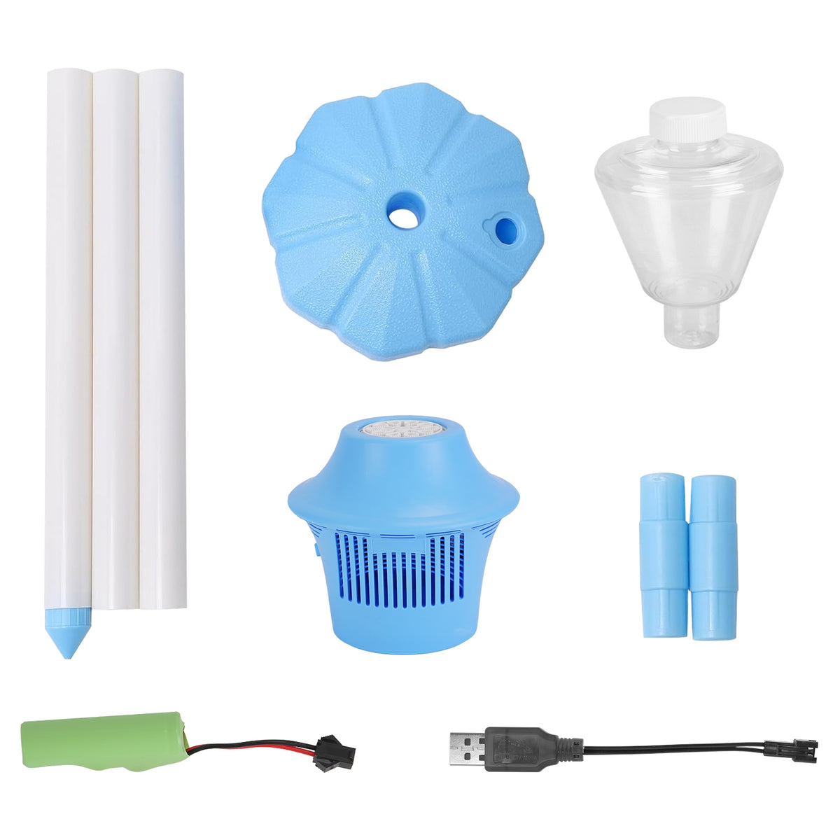 1Pc 3-in-1 Standing Bubble Machine with Colorful Lights and Music, Rechargeable Bubble Maker