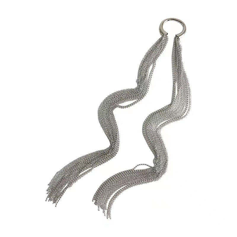 Baihua Silver Metal High Hole Long Tail Chain Cheveux A