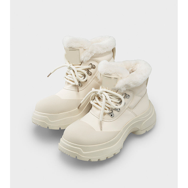 Bottes rembourrées et épaisses de mode pour femmes