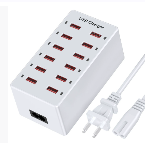 Chargeur multi-USB de 10 ports 60W