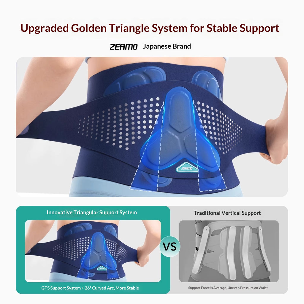 Support sportif chauffant Brace pour le bas du dos