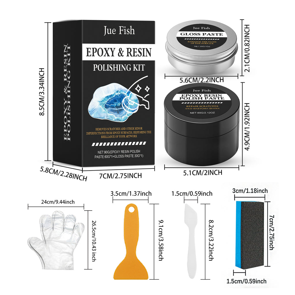 Ensemble de polissage de résine Epoxy 1 Set-1box