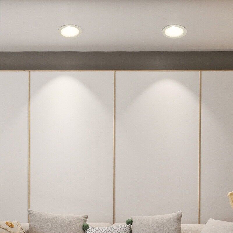 20X Ultra Slim encastré LED panneau plat Plafond lumières Spot Lumières en bas Spotlights