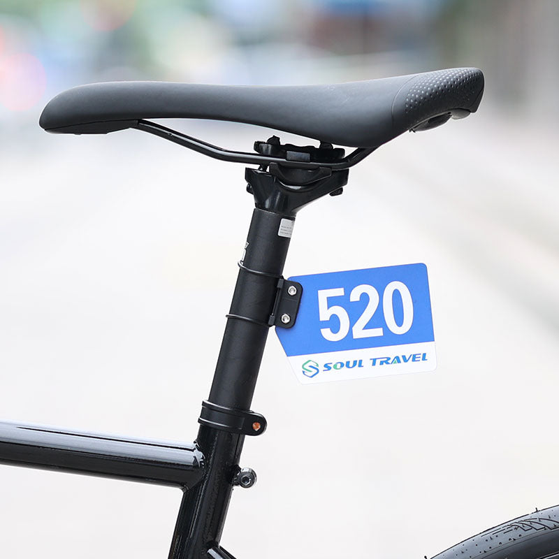 Vélo Cyclisme Numéro de compétition Plaque Mountain Bike Round Tube cassé Air Duct Fixed Br