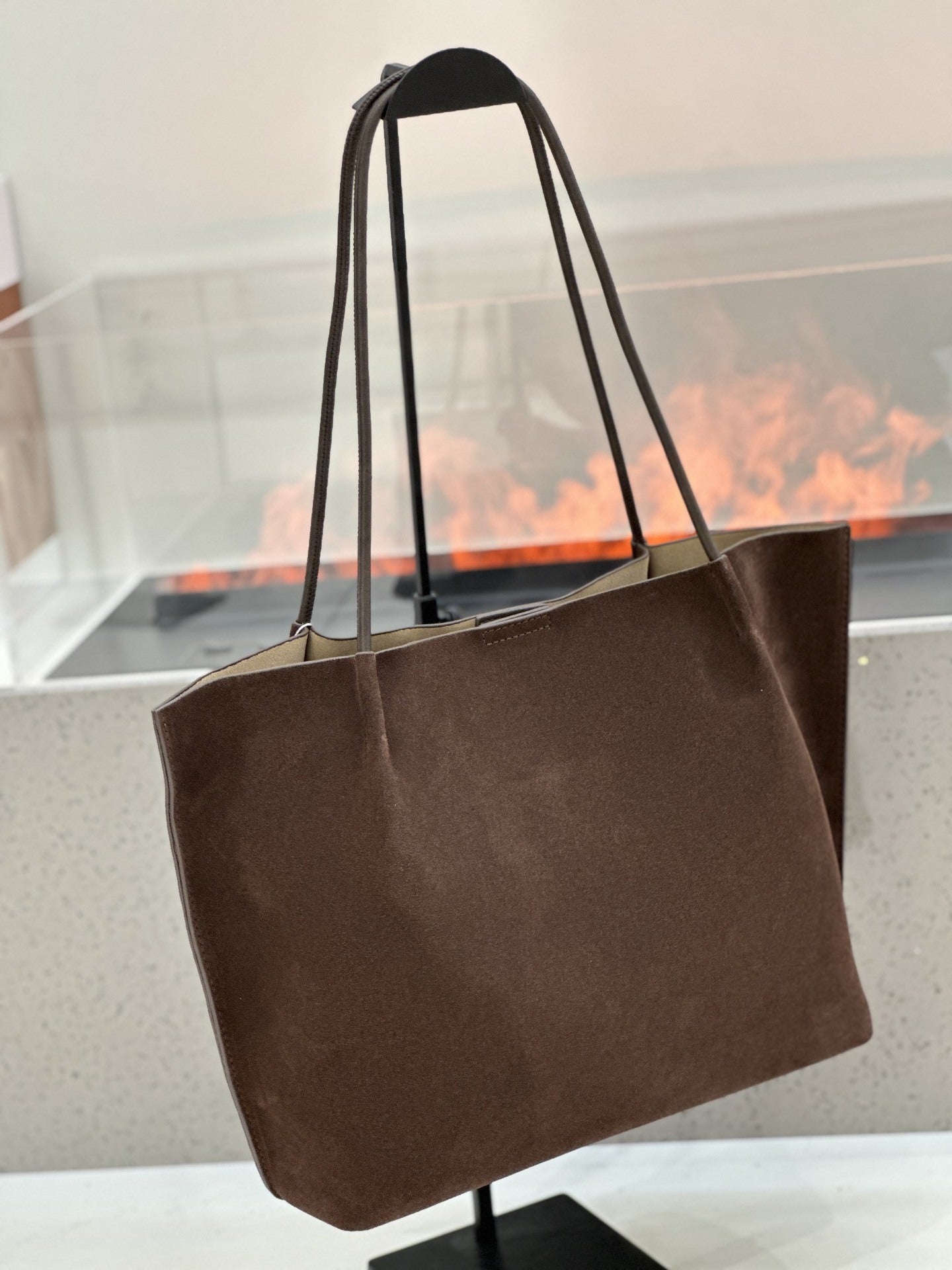 Sac en cuir mat minimaliste d'automne-hiver personnalisé
