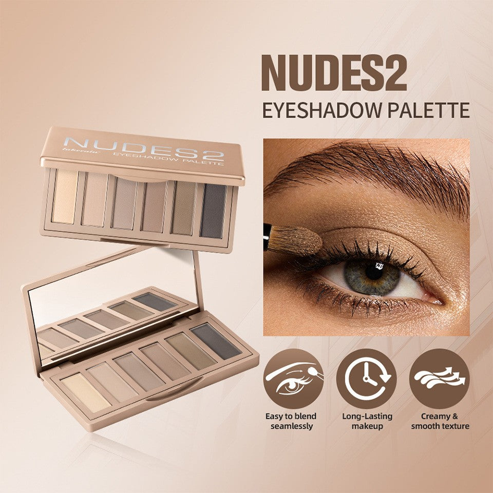Palette à paupières à six couleurs Mini Matte Taupe