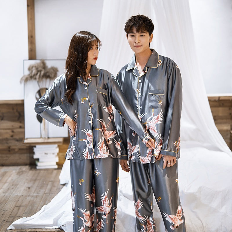 Ensemble de pyjama à manches longues Casual Cardigan Unisex