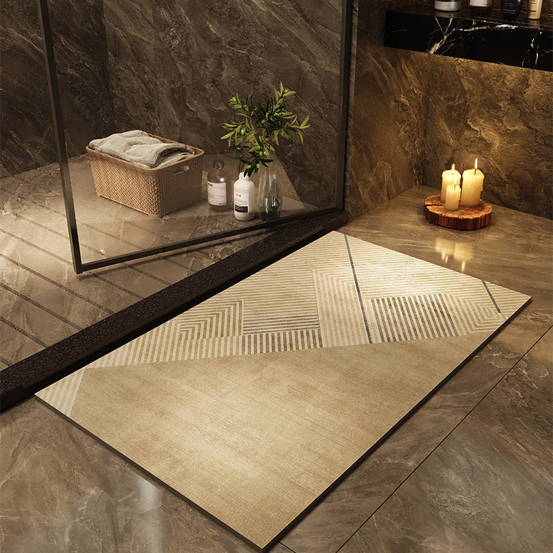Tapis de salle de bains imprimé à séchage rapide