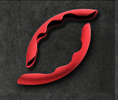 Furry Car Steering Wheel Cover All Seasons Non-Slip Decoration Gloves