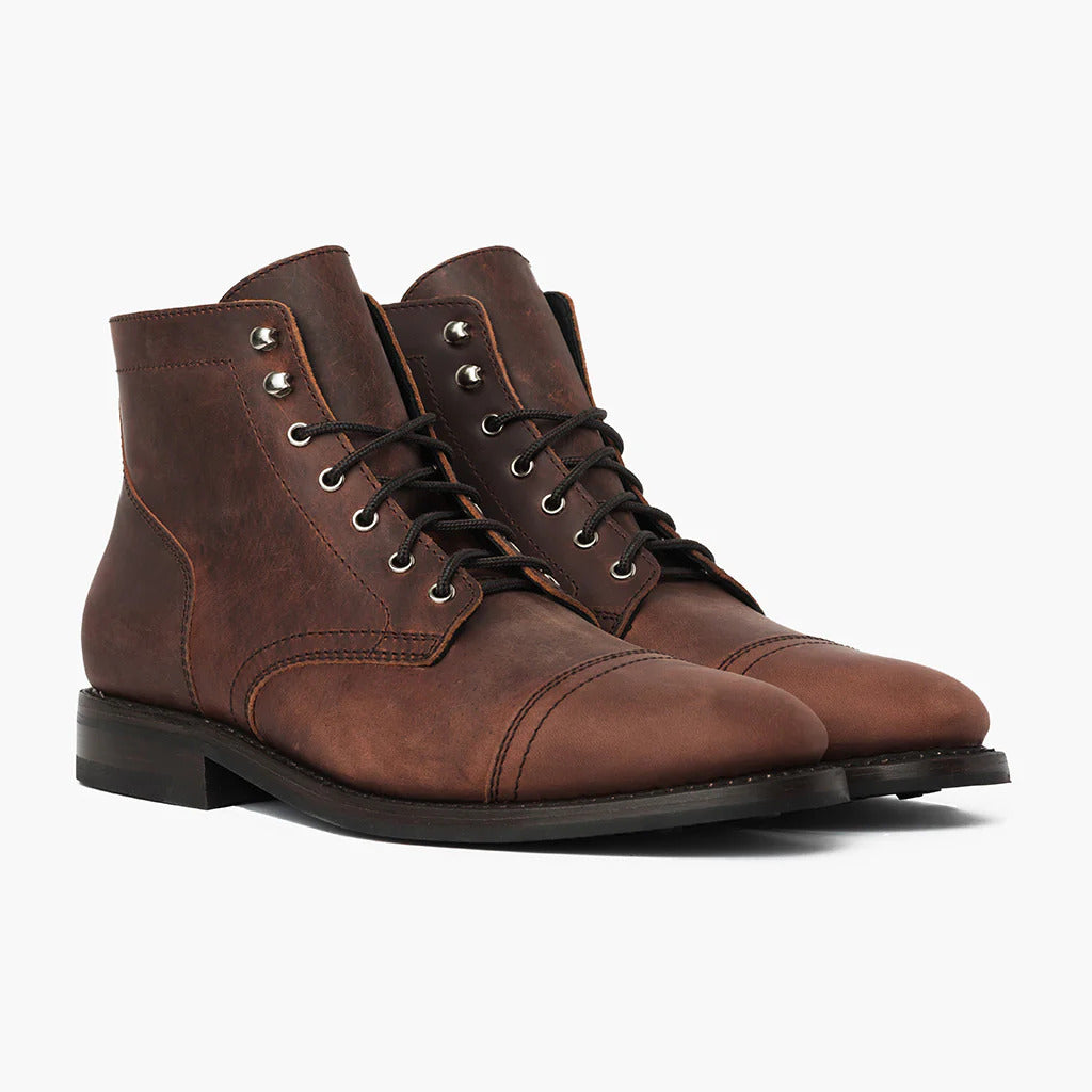 Men's Retro Round Work Boots