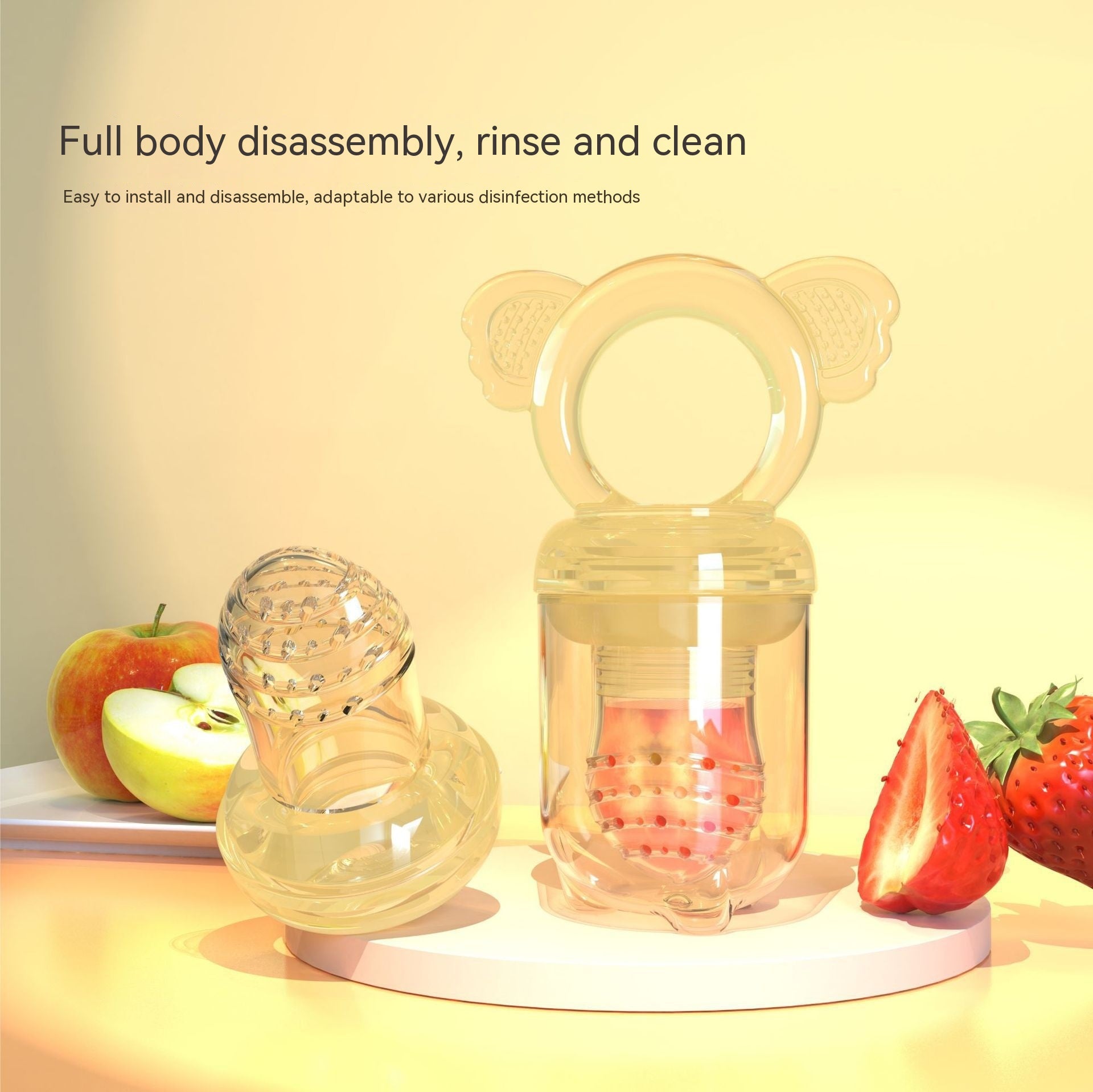 Tube de broyage en silicone liquide pour enfants