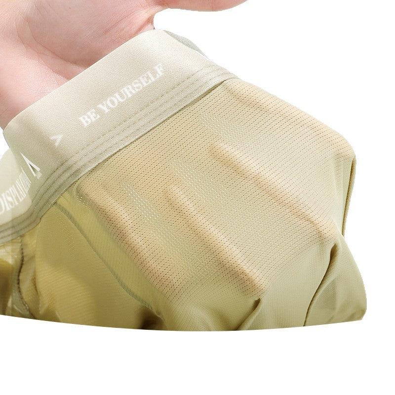 Ice-silk Seamless Mens Underwearice-cool Smooth Et Skin-friendly