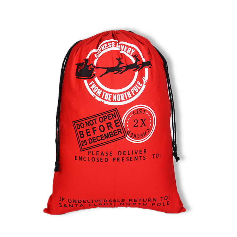 Sac en toile de Noël