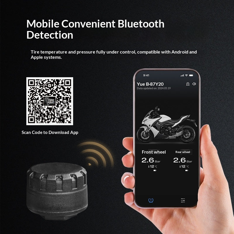 Outil de diagnostic Bluetooth de moto avec capteur universel externe pour les applications mobiles
